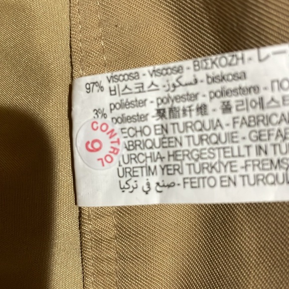 Zara beige wide leg trousers in size XL - Picture 5 of 12